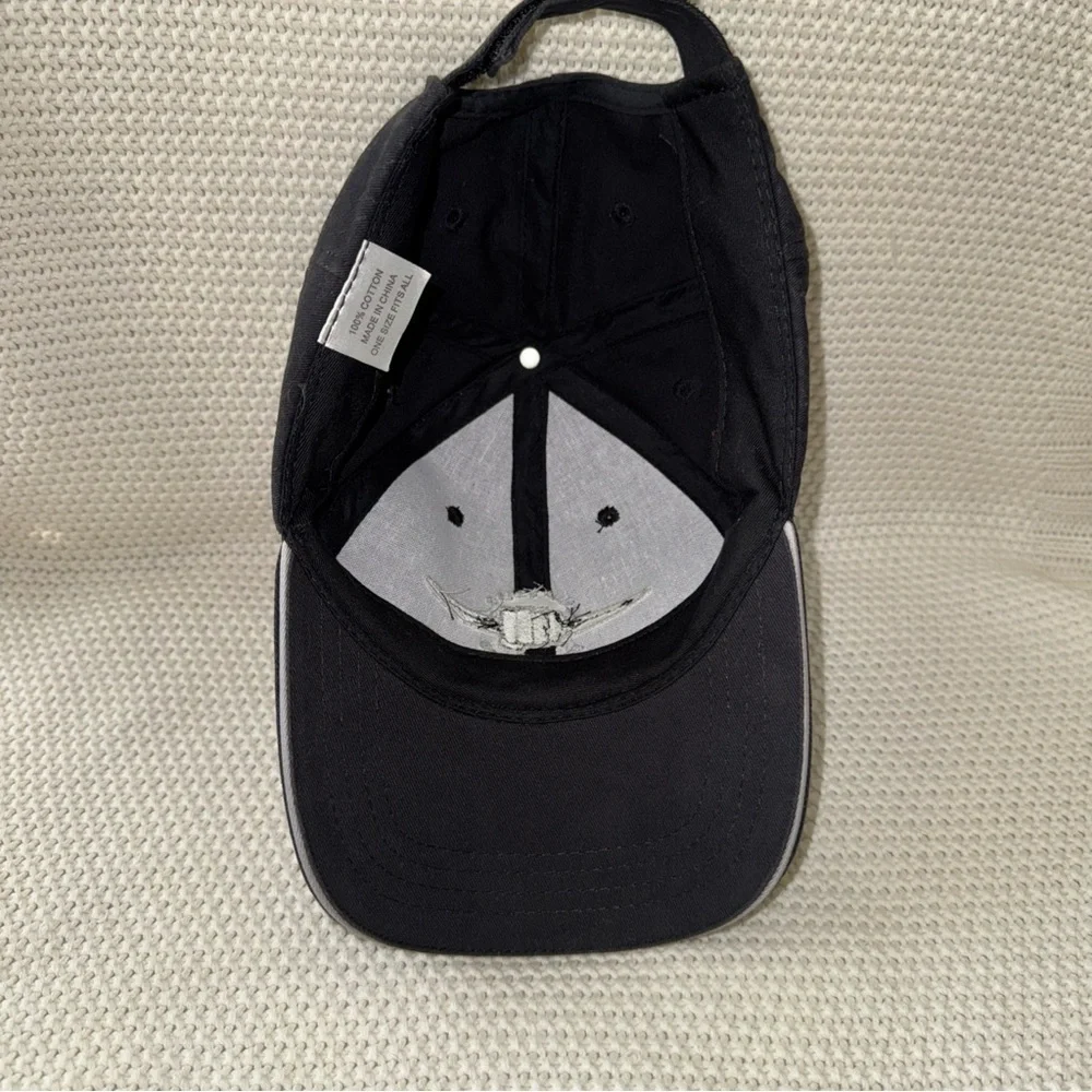 Chrysler Black Imported From Detroit Hook and Loop Adjustable Back Hat